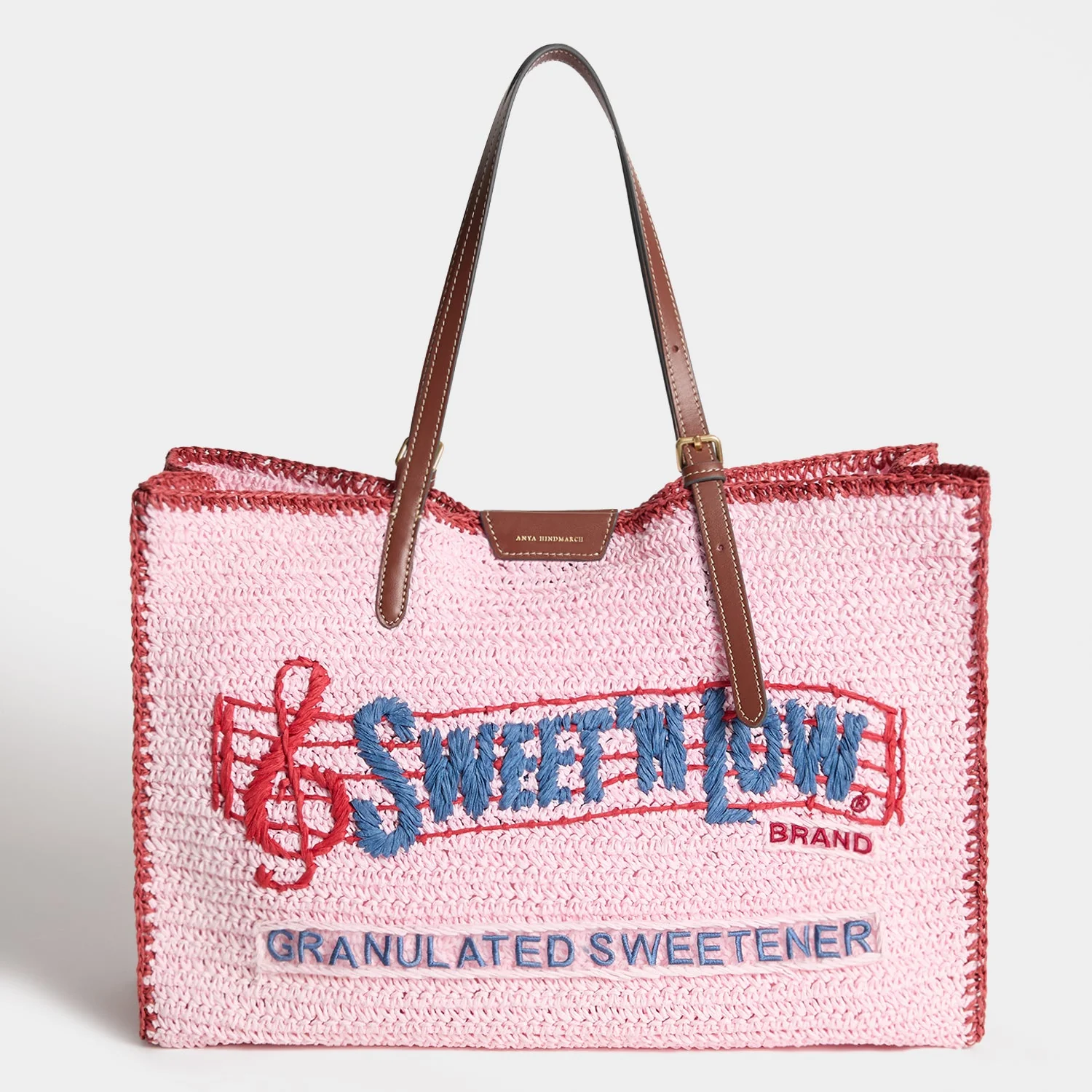 Anya Brands Sweet’N Low Raffia E/W Tote