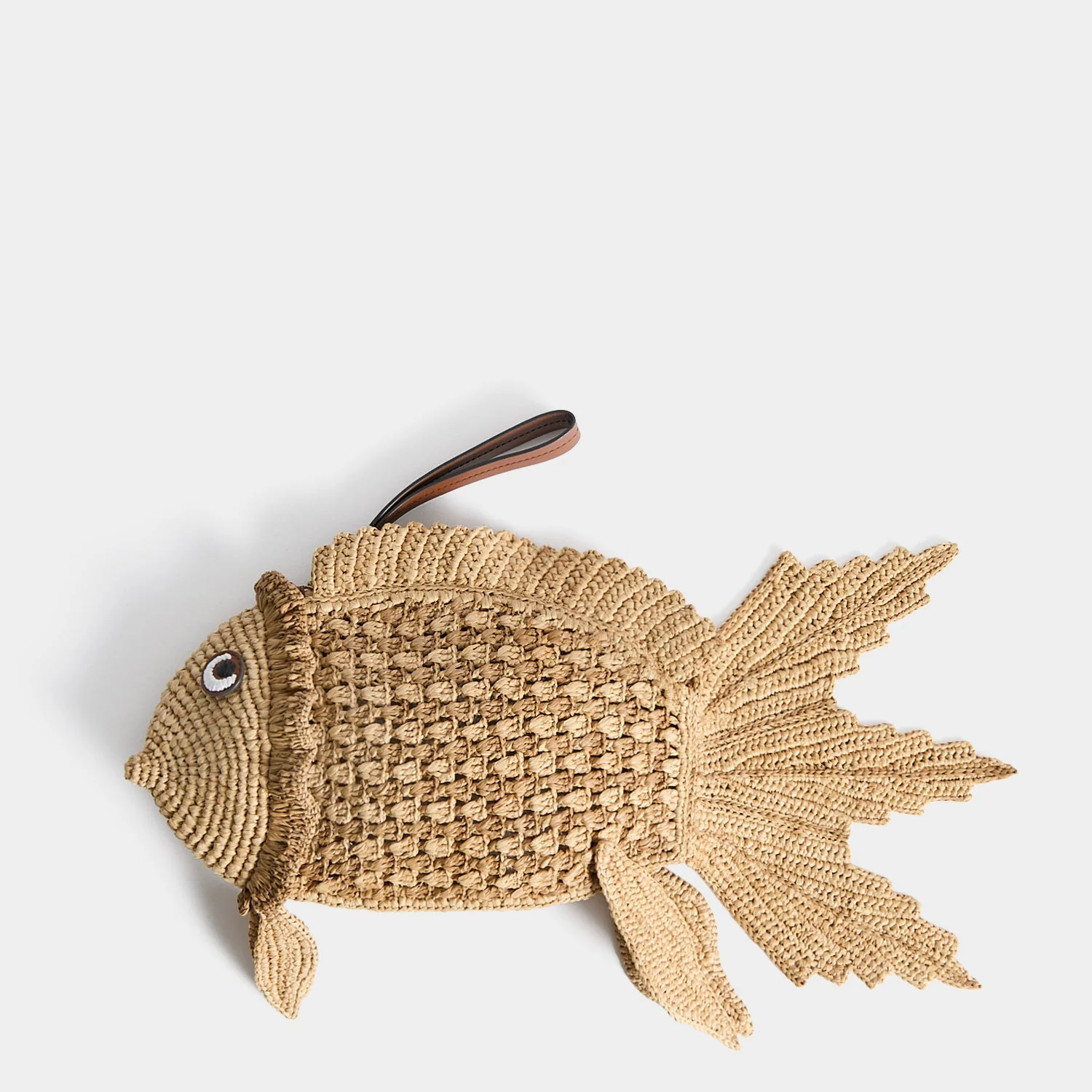 Raffia Fish Clutch - Image 4