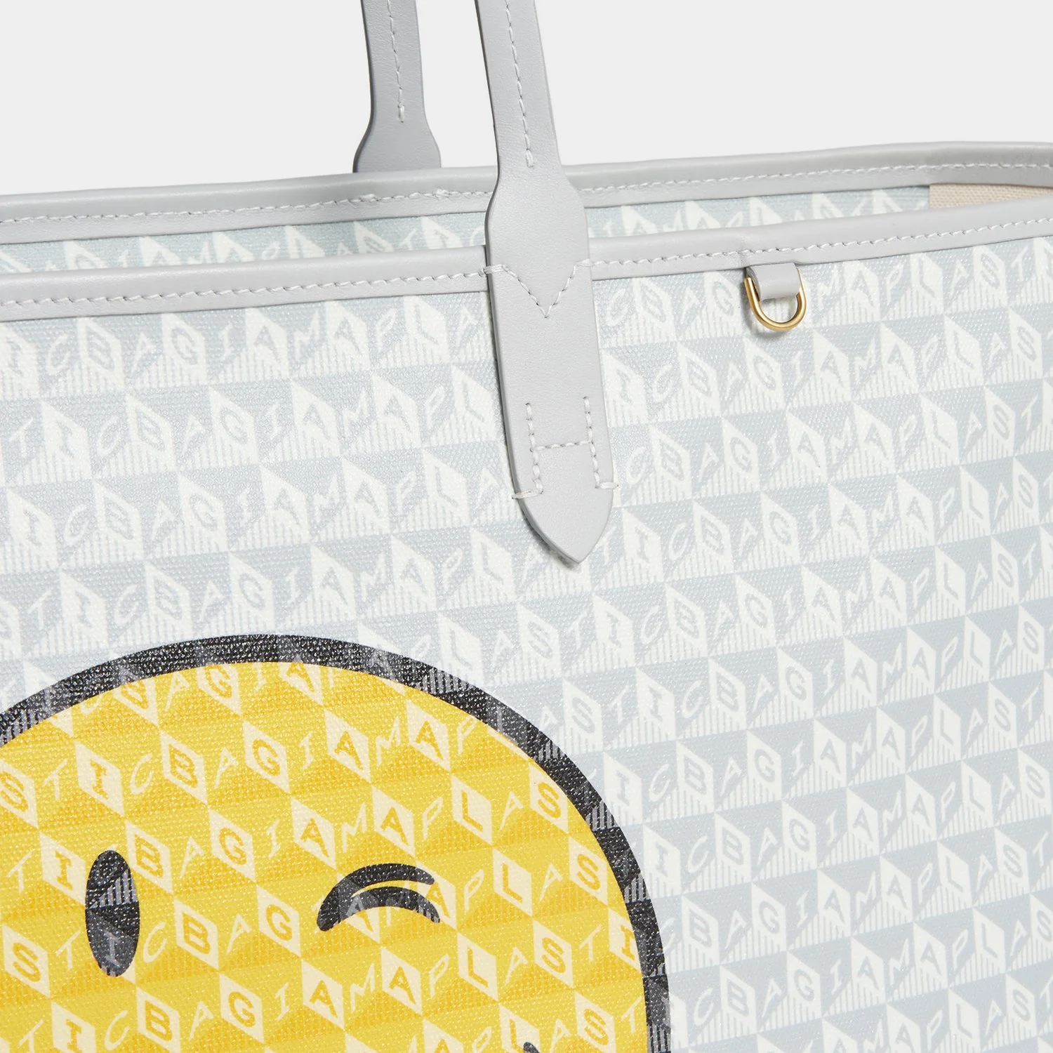 I Am A Plastic Bag Wink Zipped Tote - Image 3
