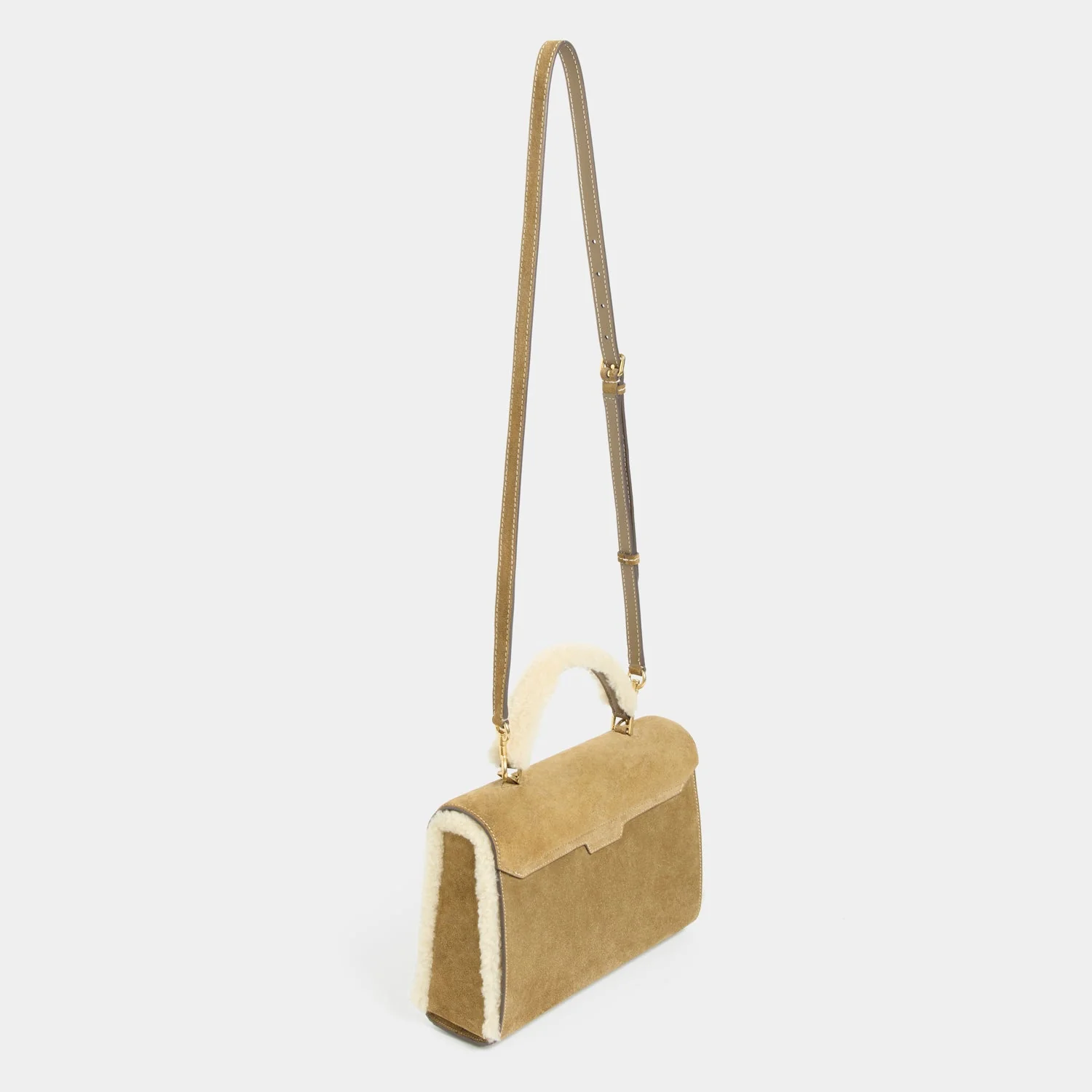 Mortimer Shearling Top Handle - Image 5