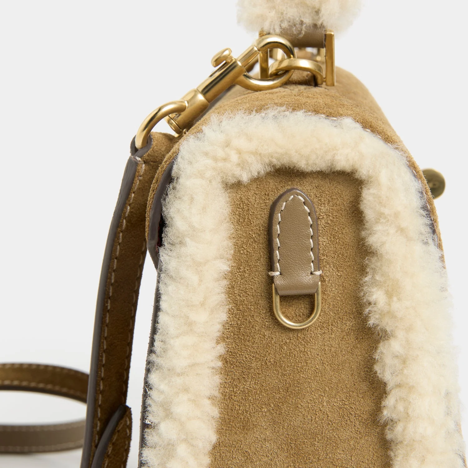 Mortimer Shearling Top Handle - Image 7