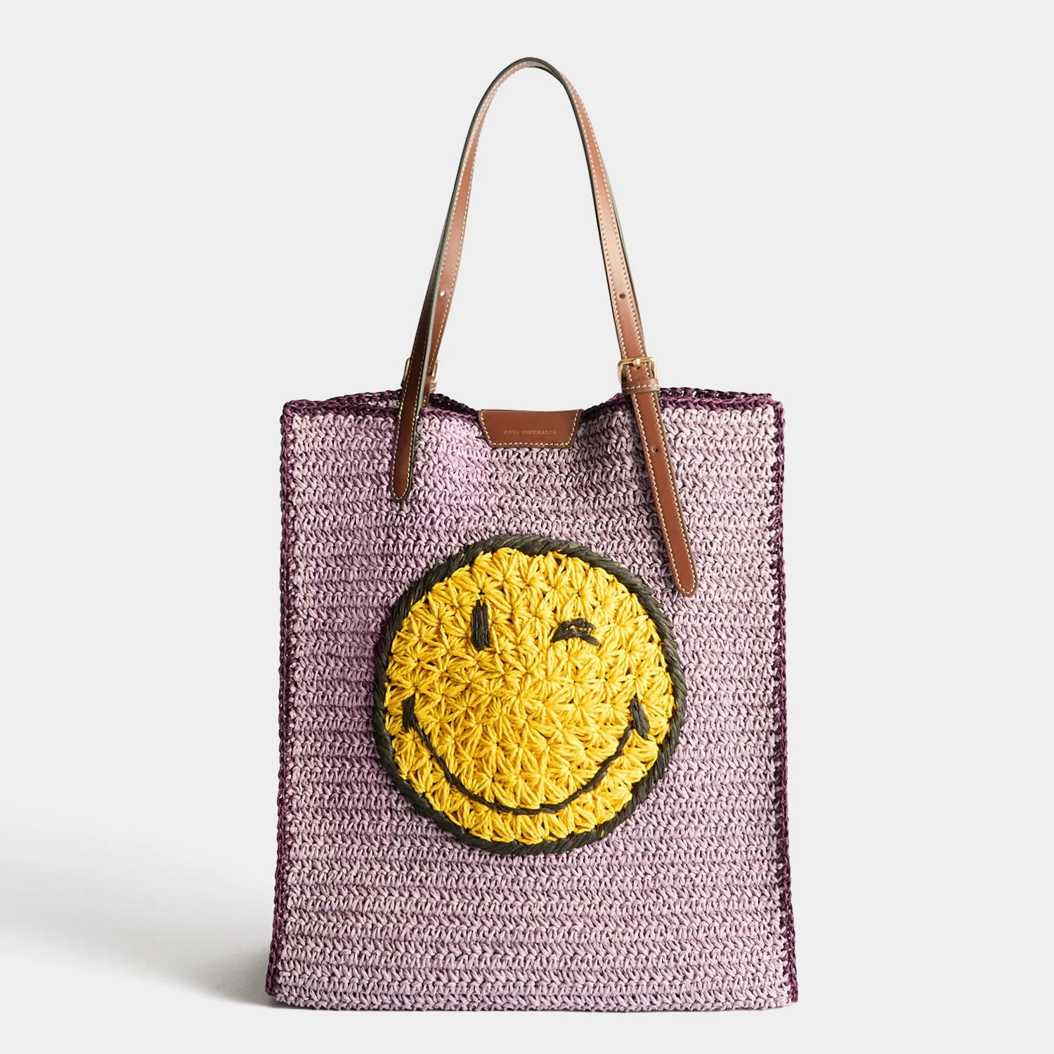N/S Paper Raffia Wink Tote