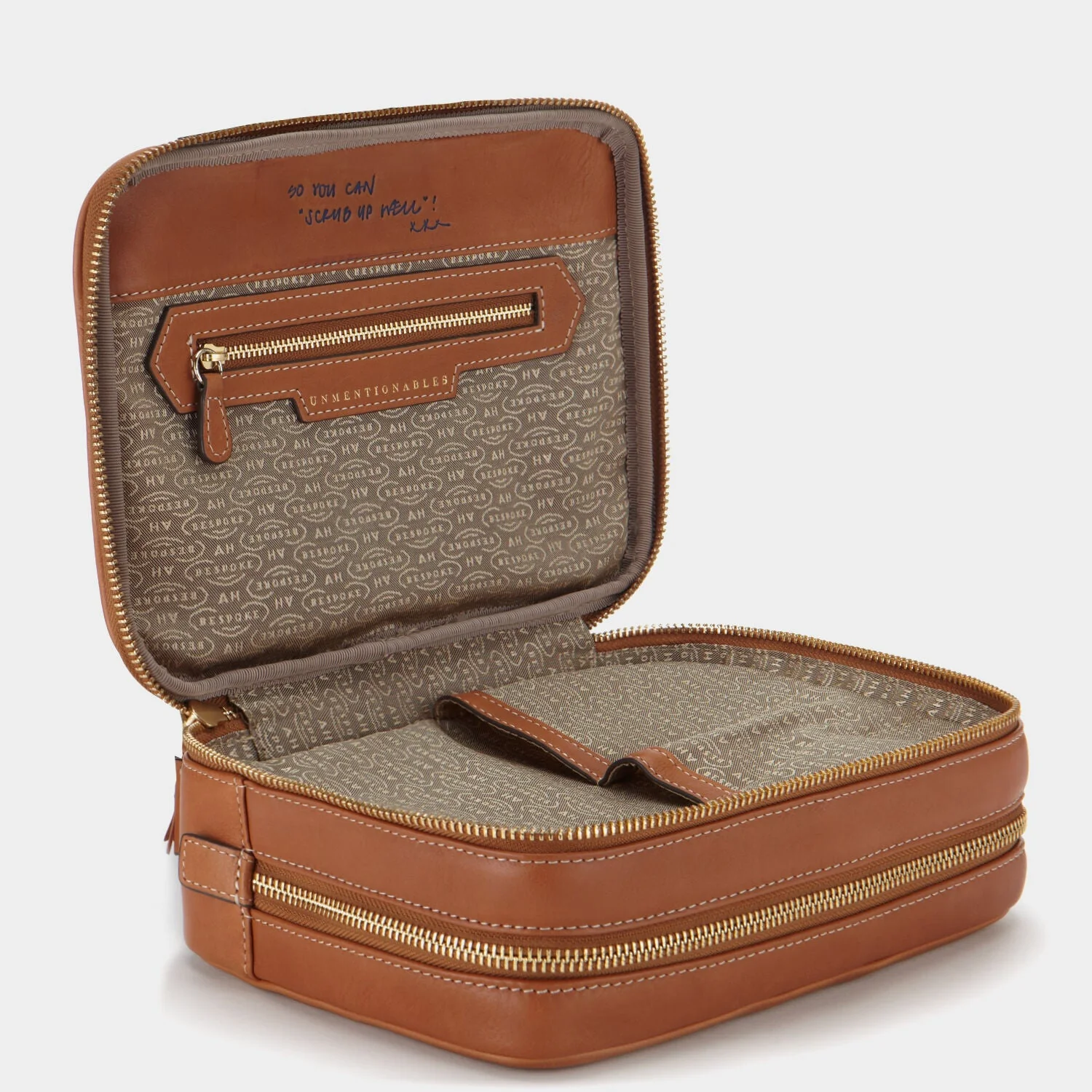 Bespoke Zipped Wash Bag - Image 5